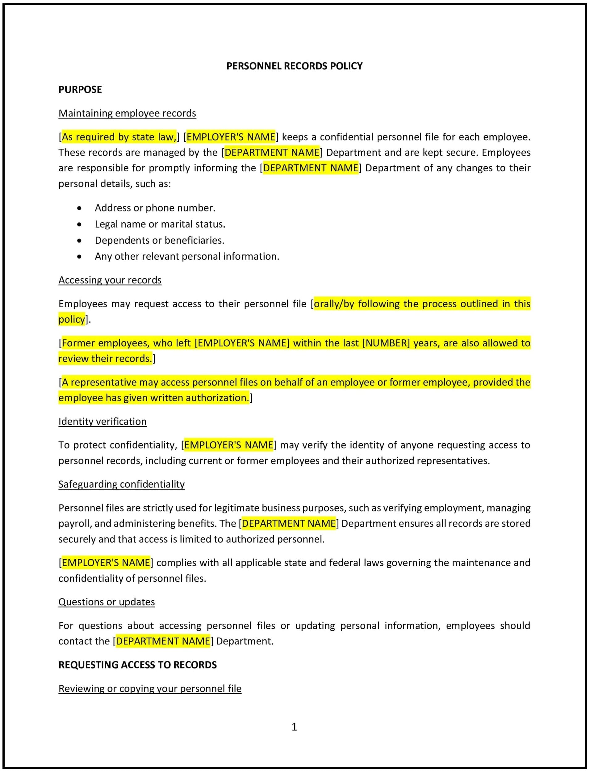 Personnel-Records-Policy--Wisconsin--1-1
