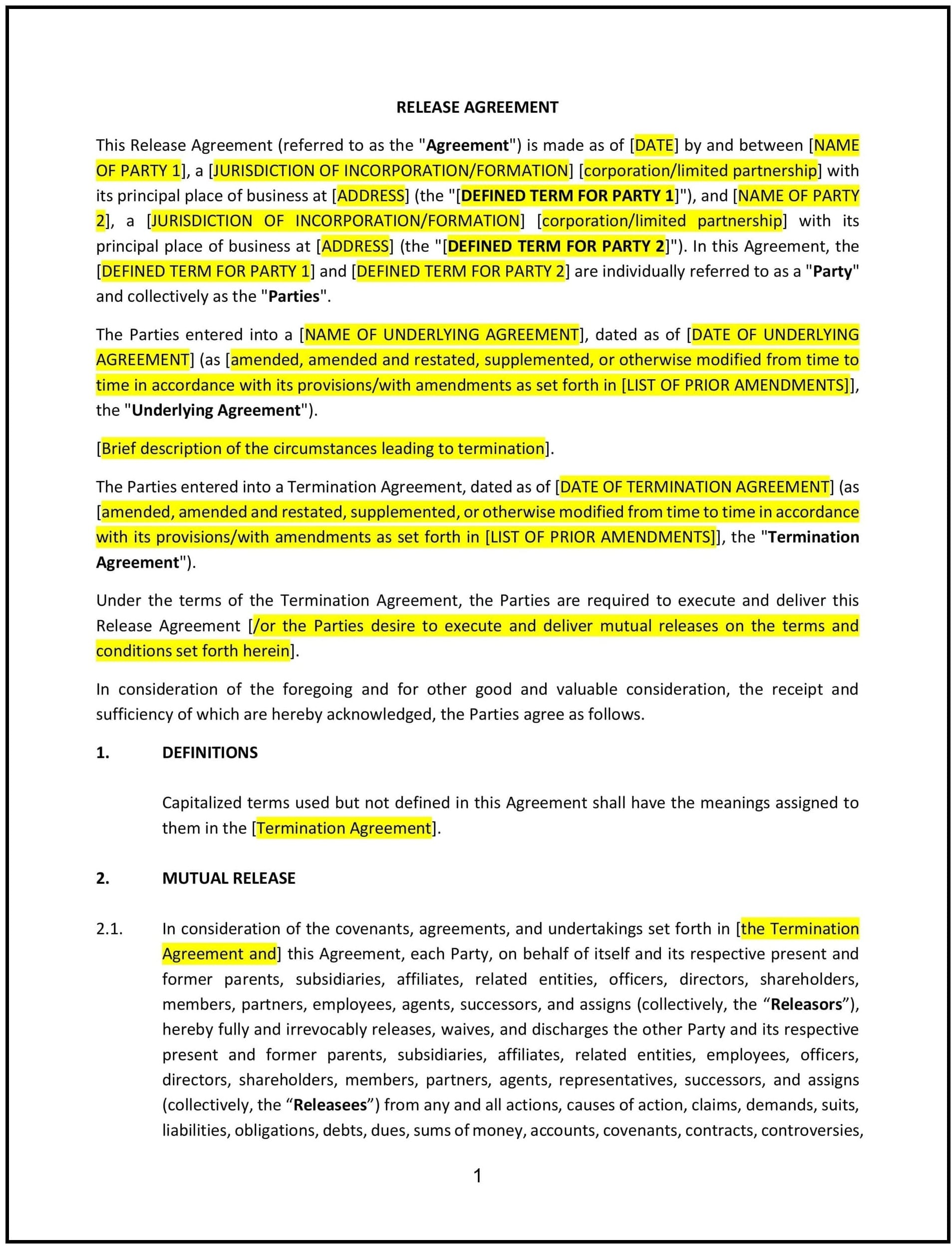 Release-Agreement--Mutual---Delaware--1-1