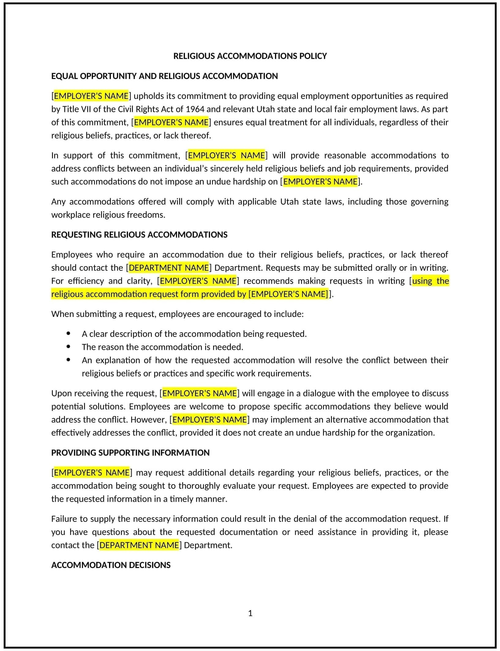 Religious-Accommodations-Policy--Utah--1-1-1
