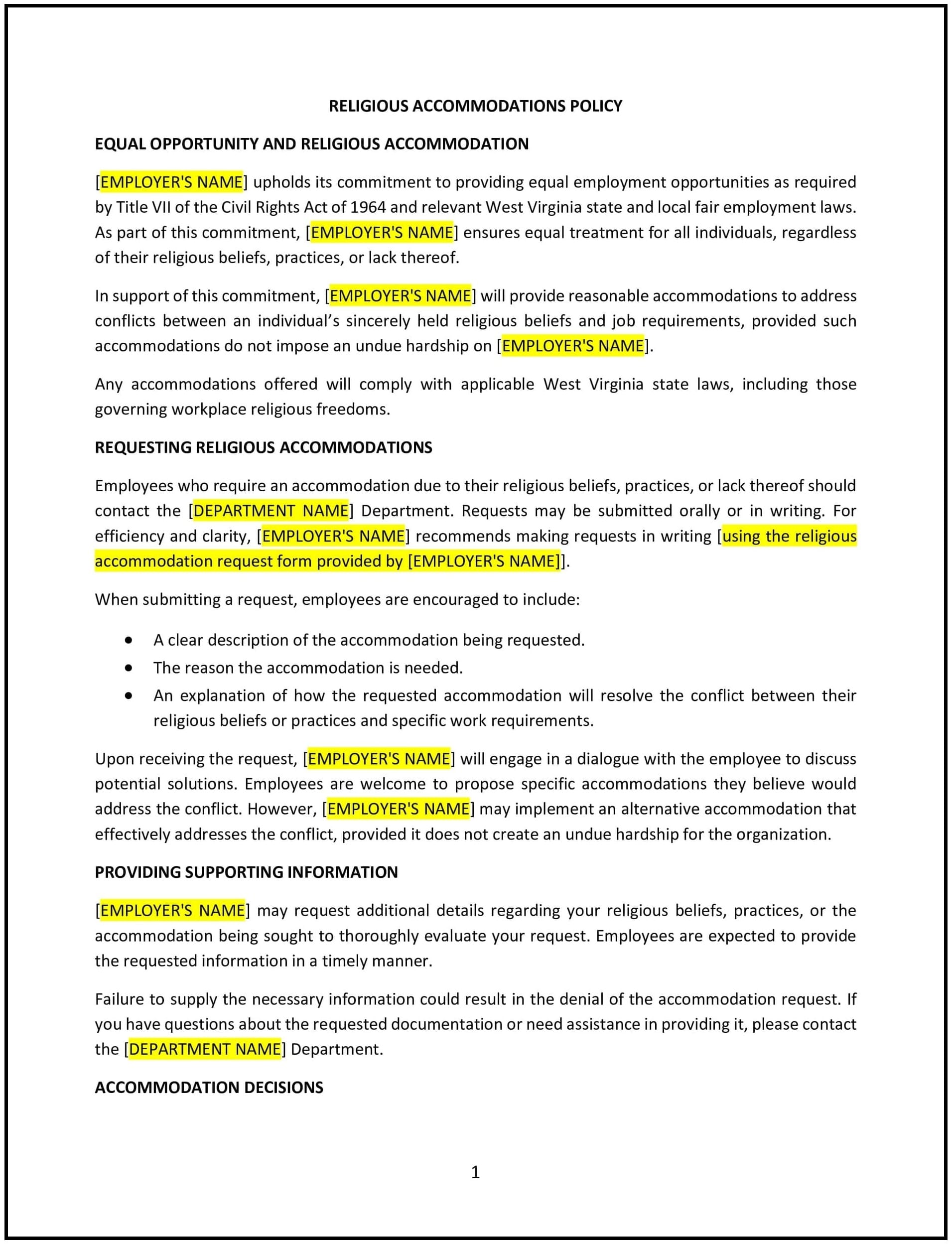 Religious-Accommodations-Policy--West-Virginia--1-1