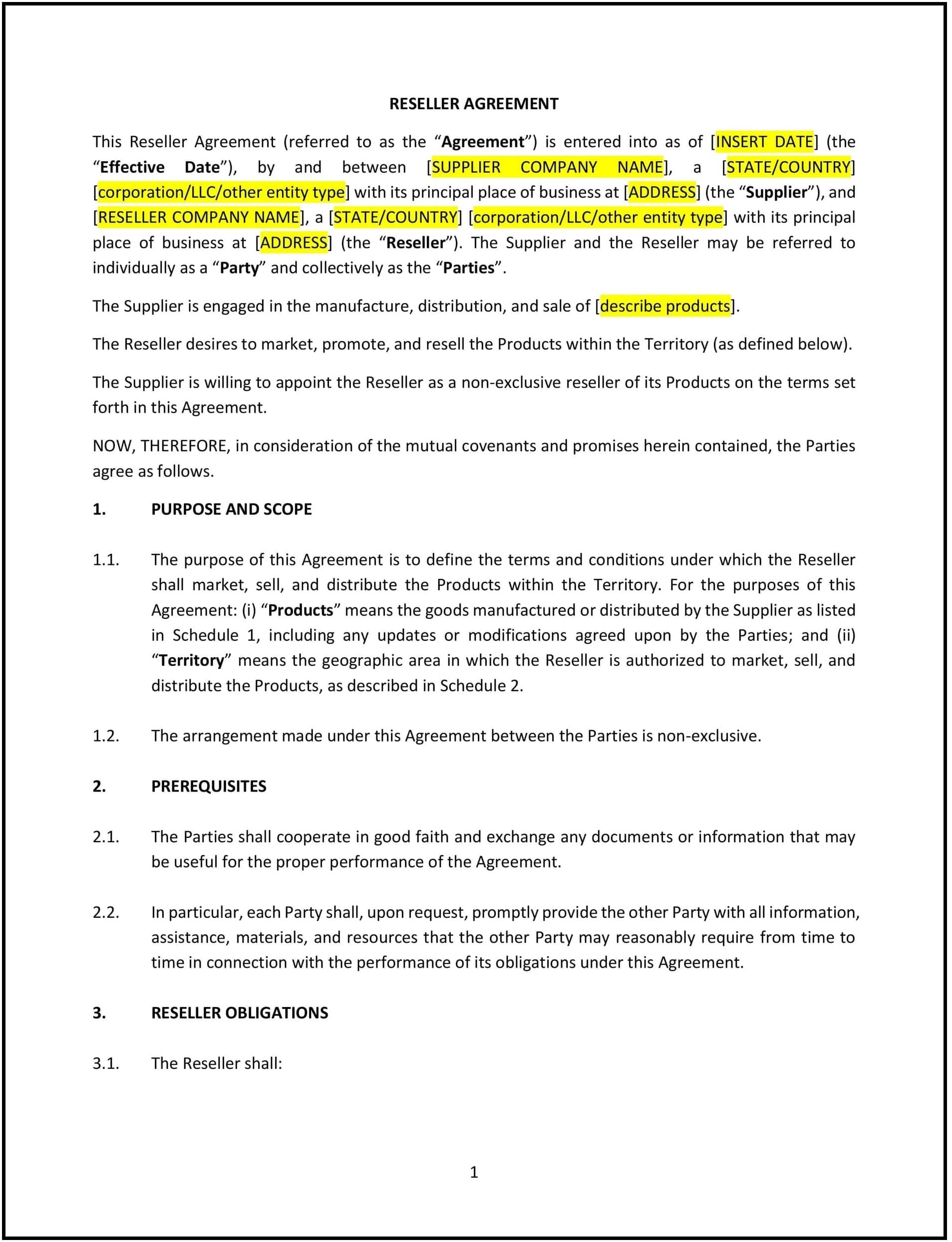 Reseller-Agreement--Virginia--1-1