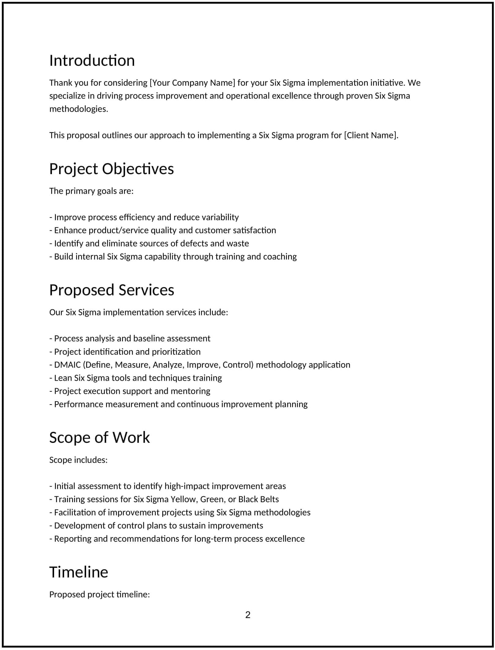 SIX-SIGMA-IMPLEMENTATION-PROPOSAL-1-1