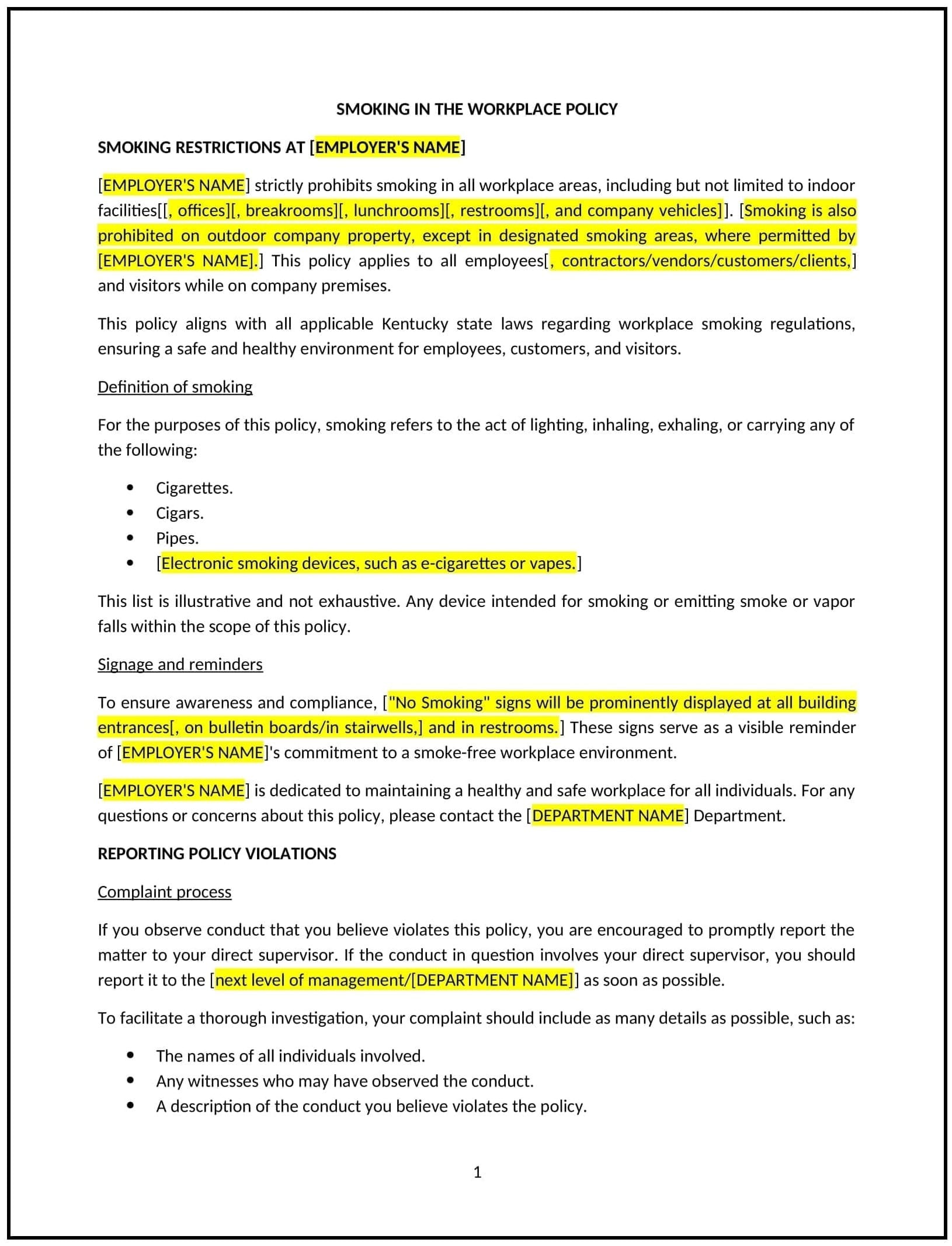 Smoking-in-the-Workplace-Policy--Kentucky--1-1-1