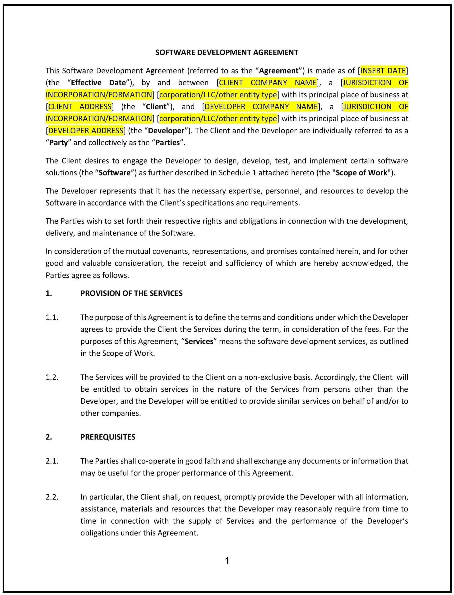 Software-Development-Agreement--Florida--1-1-1