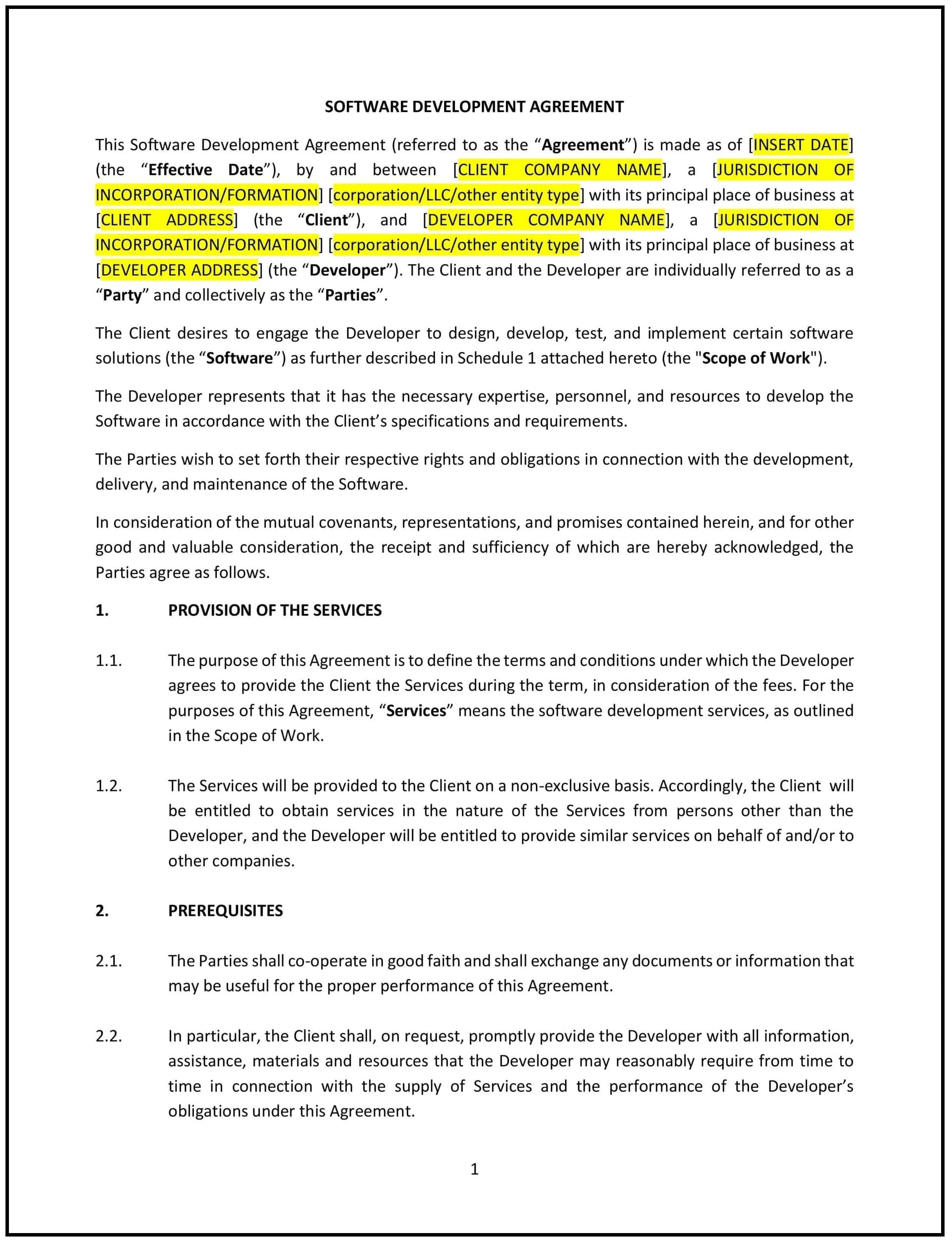 Software-Development-Agreement--Ohio