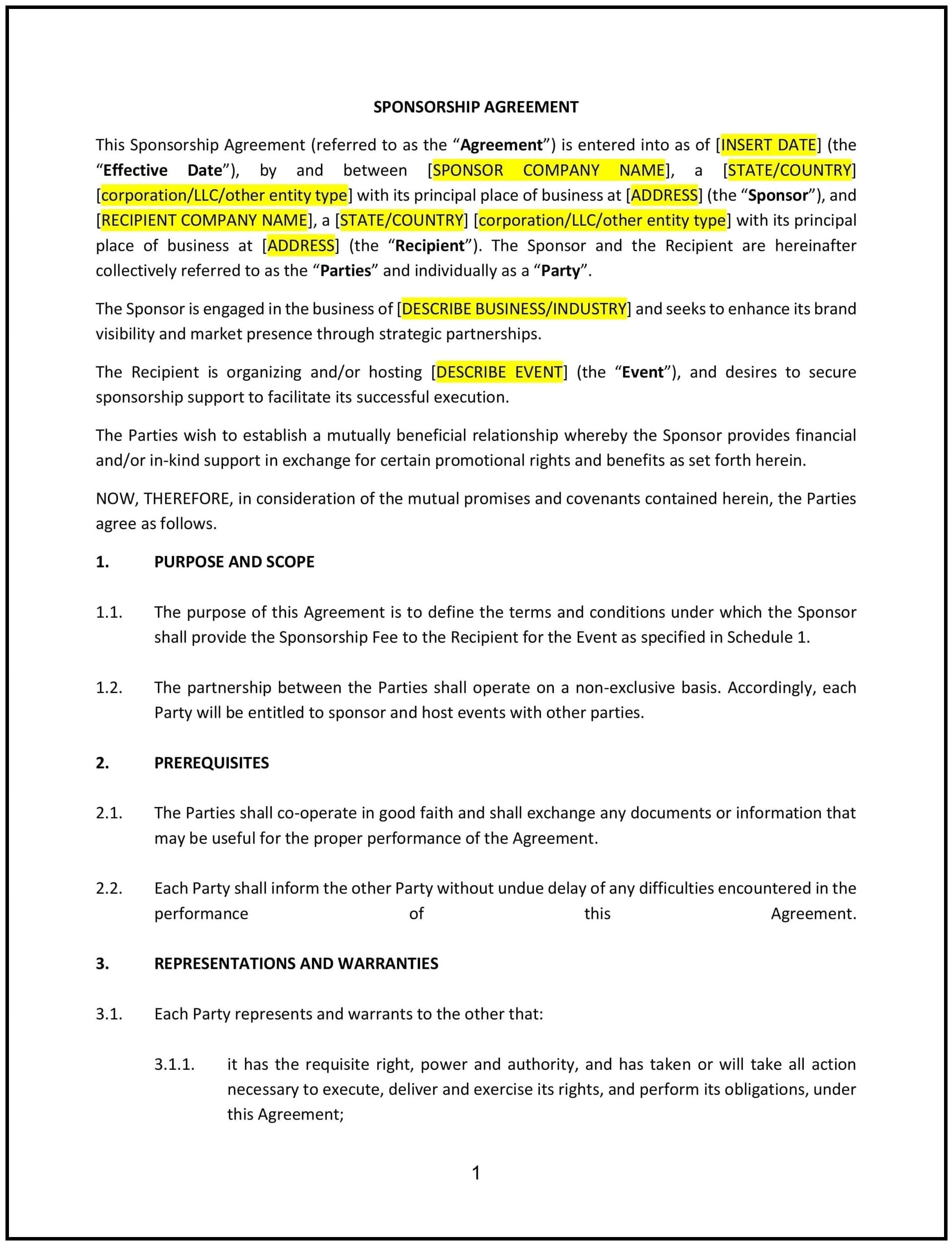 Sponsorship-Agreement--California--1-1