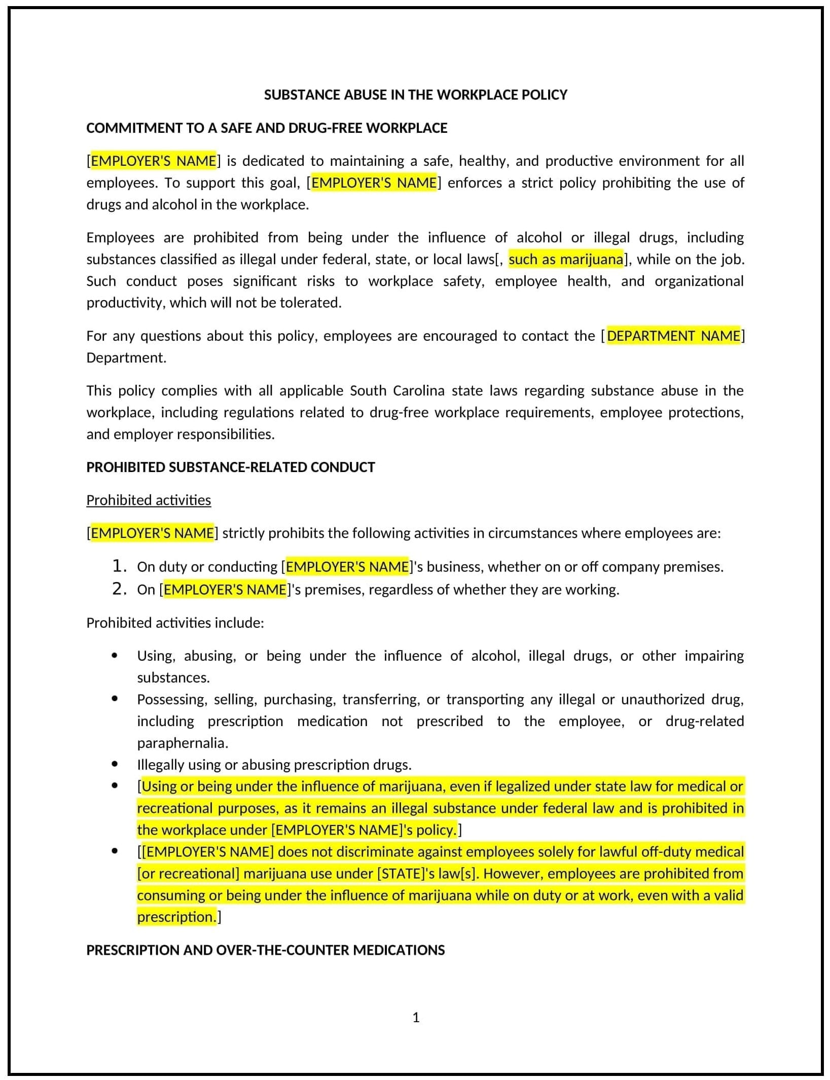 Substance-Abuse-in-the-Workplace-Policy--South-Carolina--1-1-1