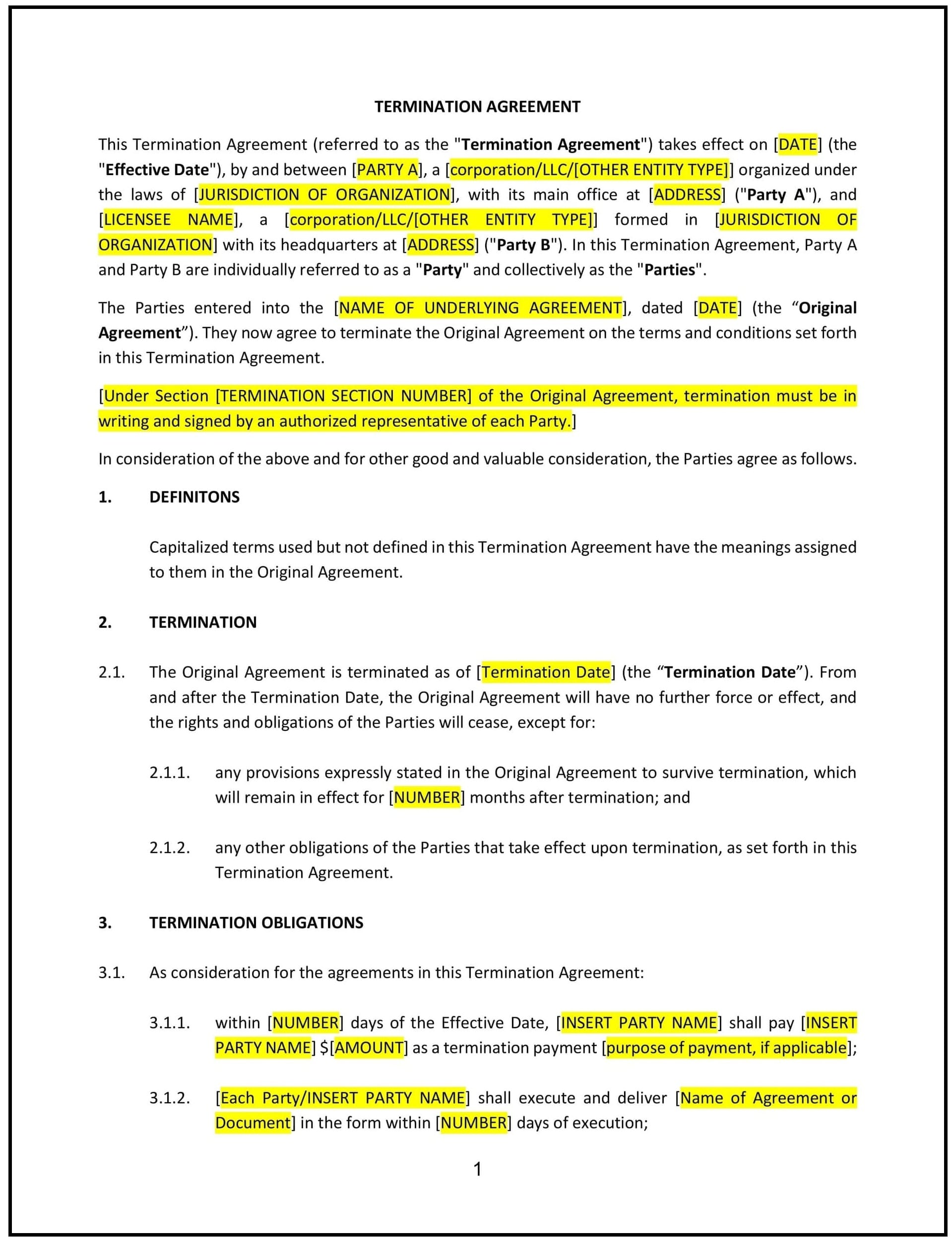 Termination-Agreement--California--1-1