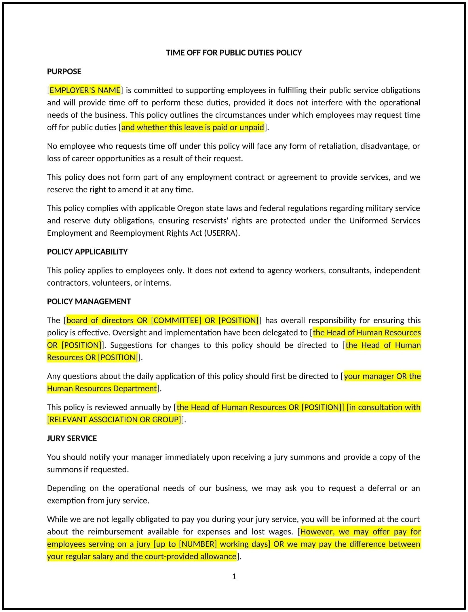Time-off-for-Public-Duties-Policy--Oregon--1-1-1