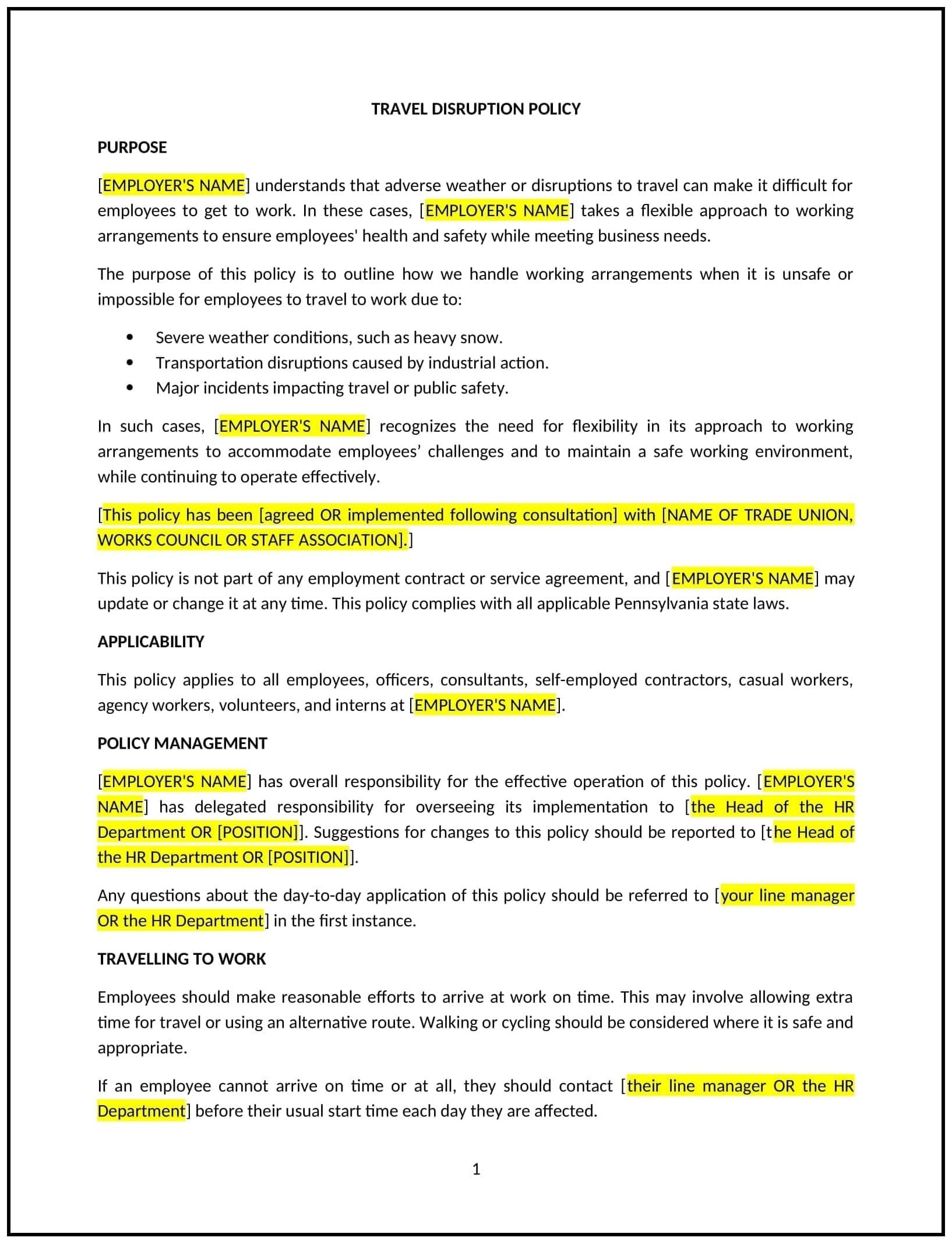 Travel-Disruption-Policy--Pennsylvania--1-1-1