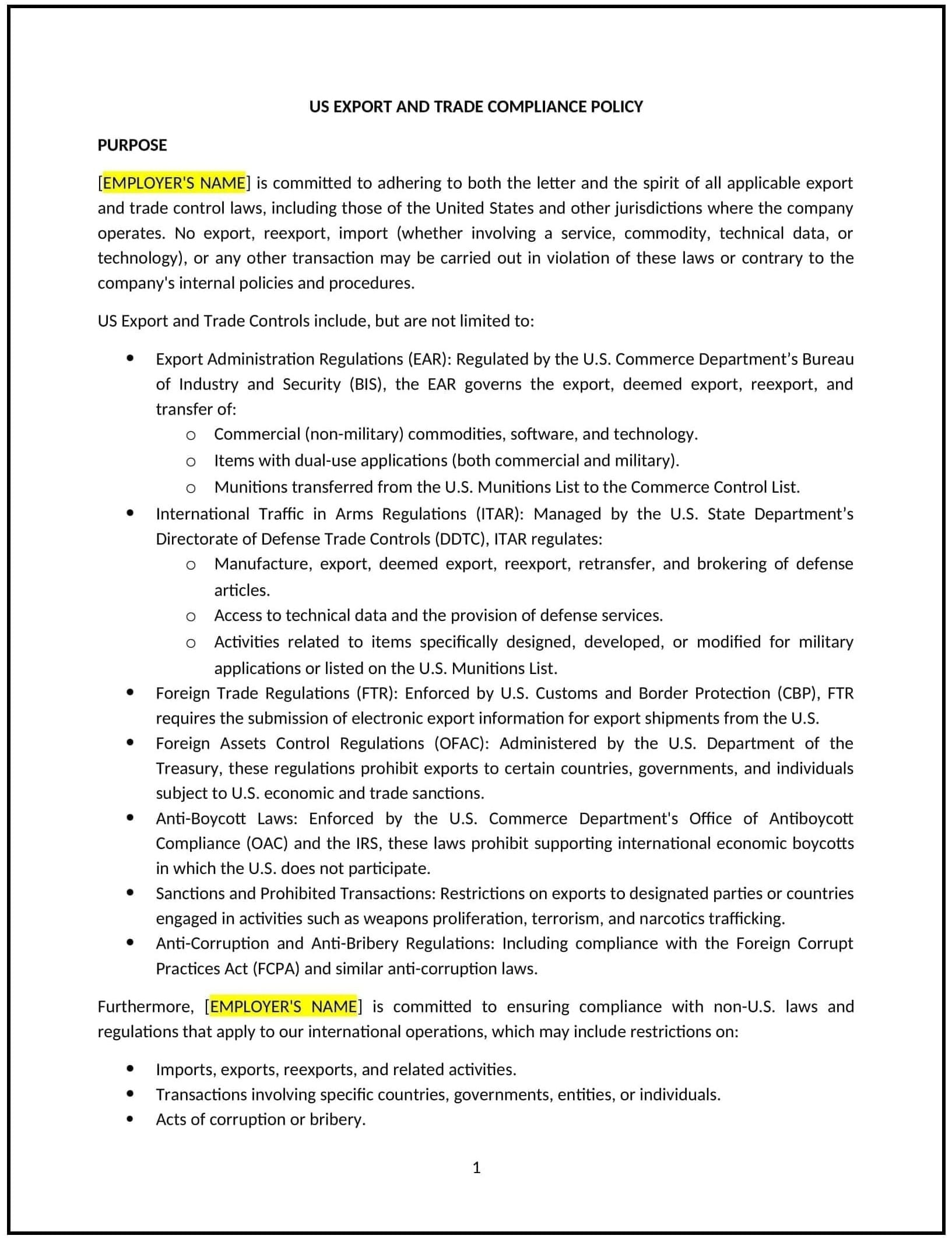 US-Export-and-Trade-Compliance-Policy--Tennessee--1-1-1-1