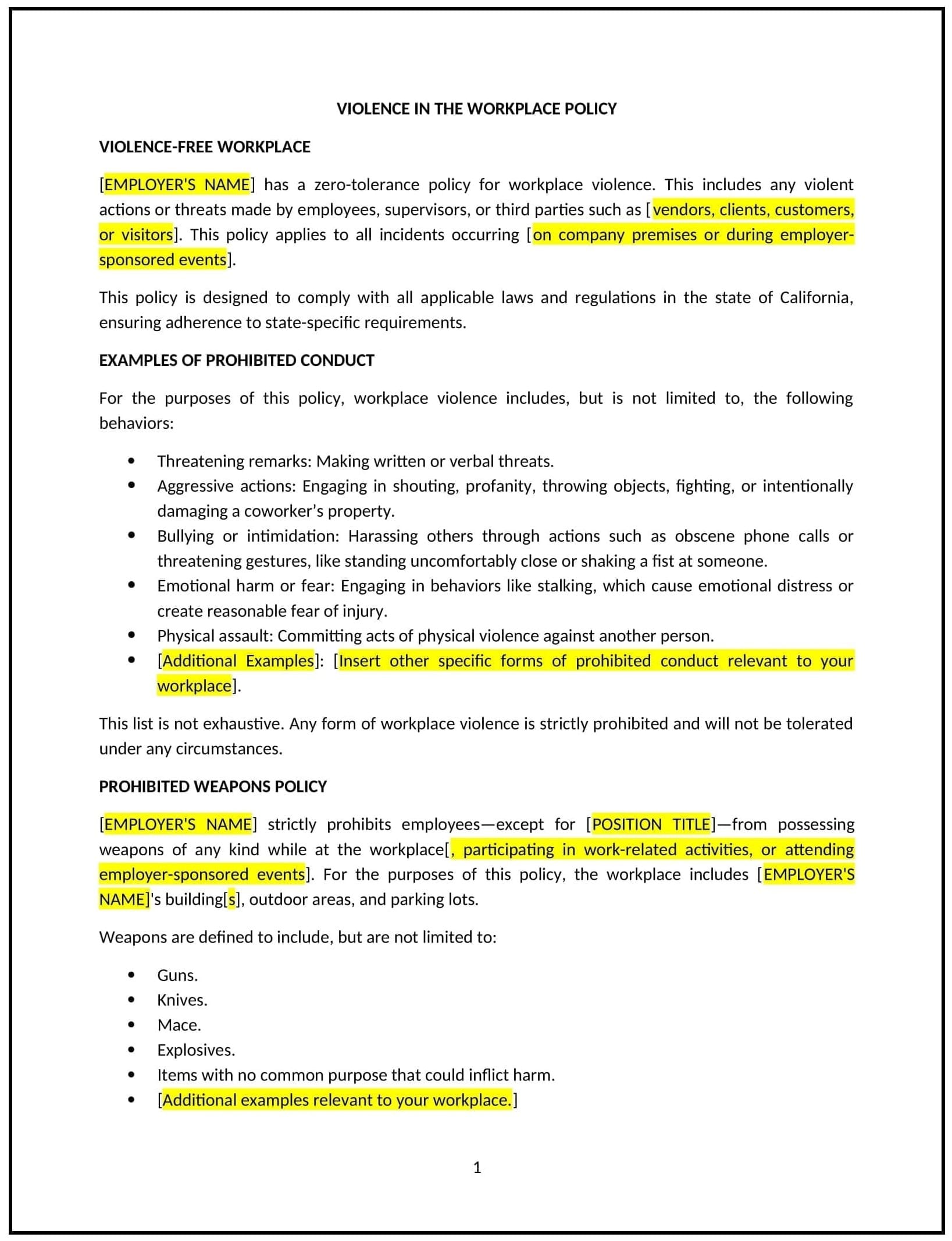 Violence-in-the-Workplace-Policy--California--1-1-1