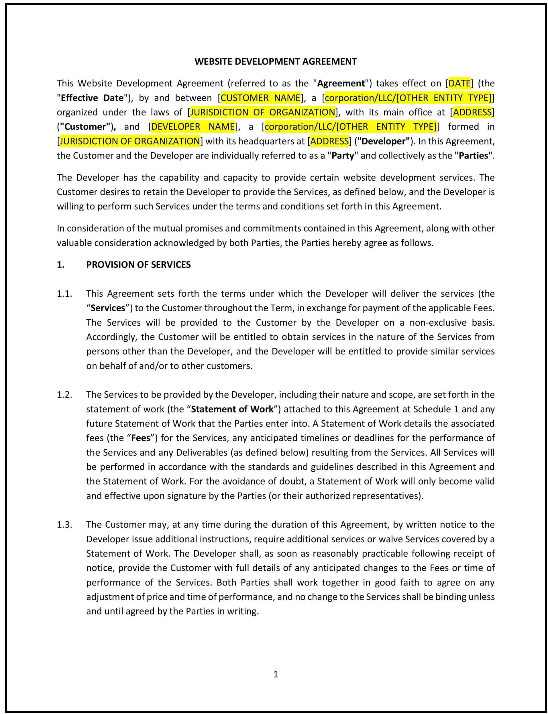 Website-Development-Agreement--Washington---Pro-Customer--1-1