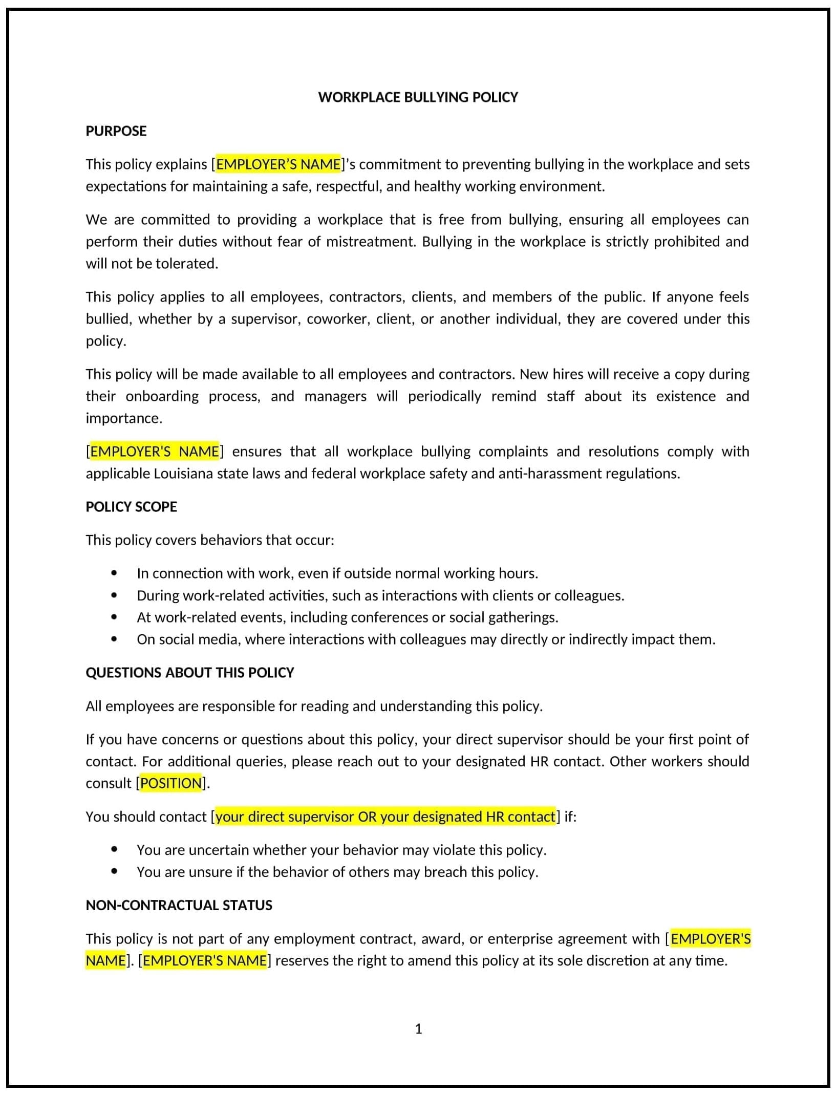 Workplace-Bullying-Policy--Louisiana--1-1-1