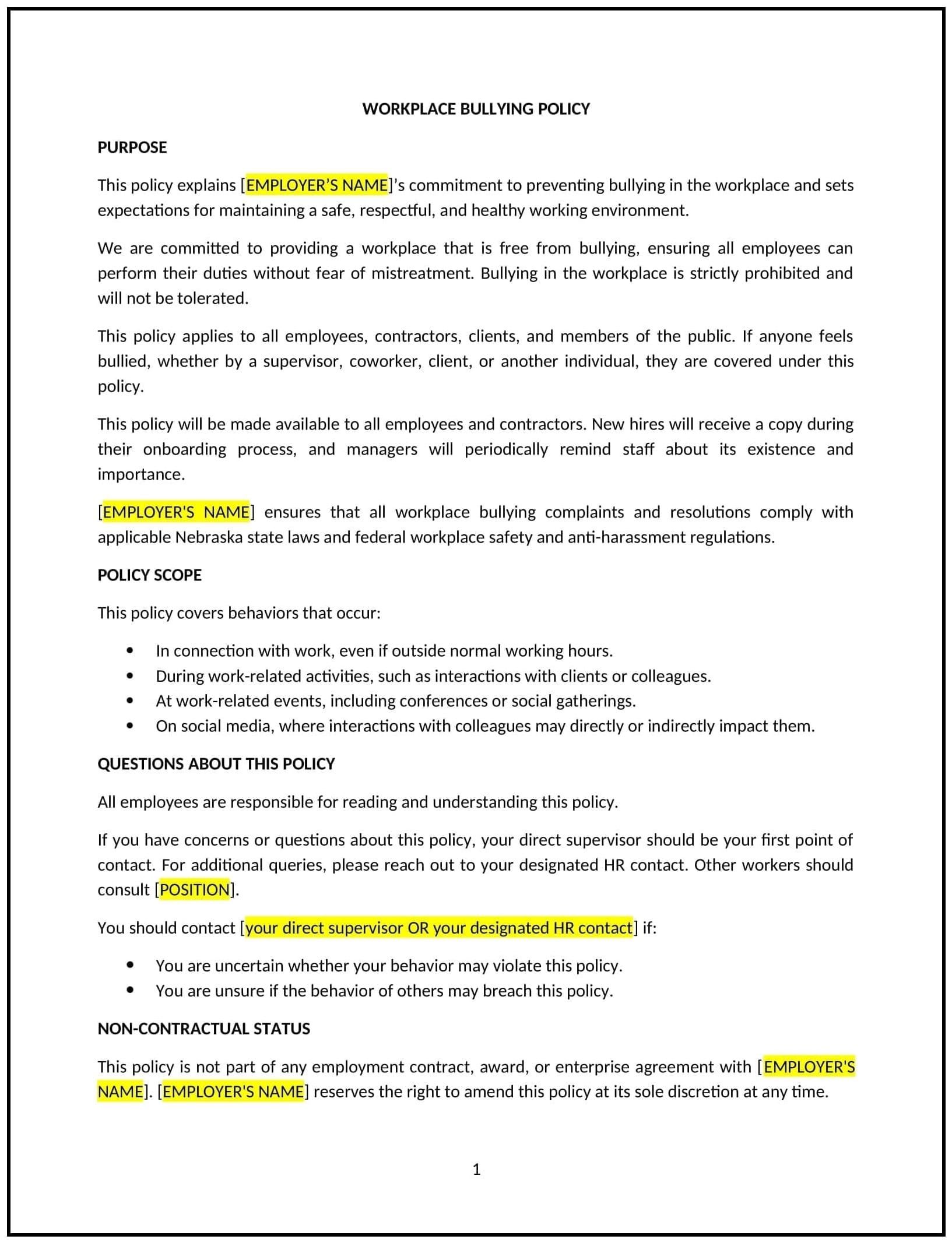 Workplace-Bullying-Policy--Nebraska--1-1-1