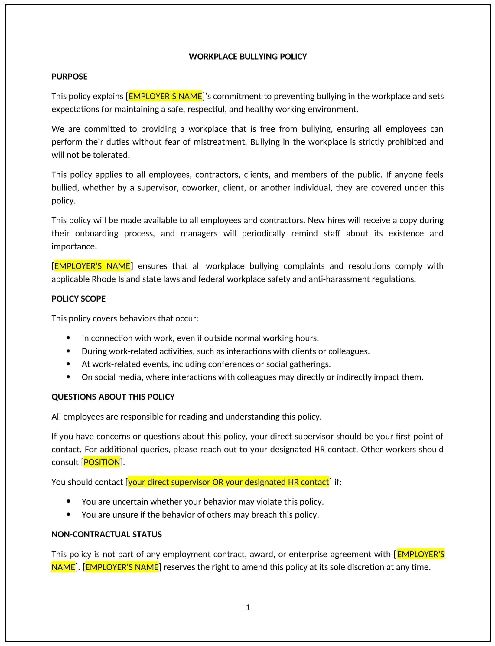 Workplace-Bullying-Policy--Rhode-Island--1-1-1