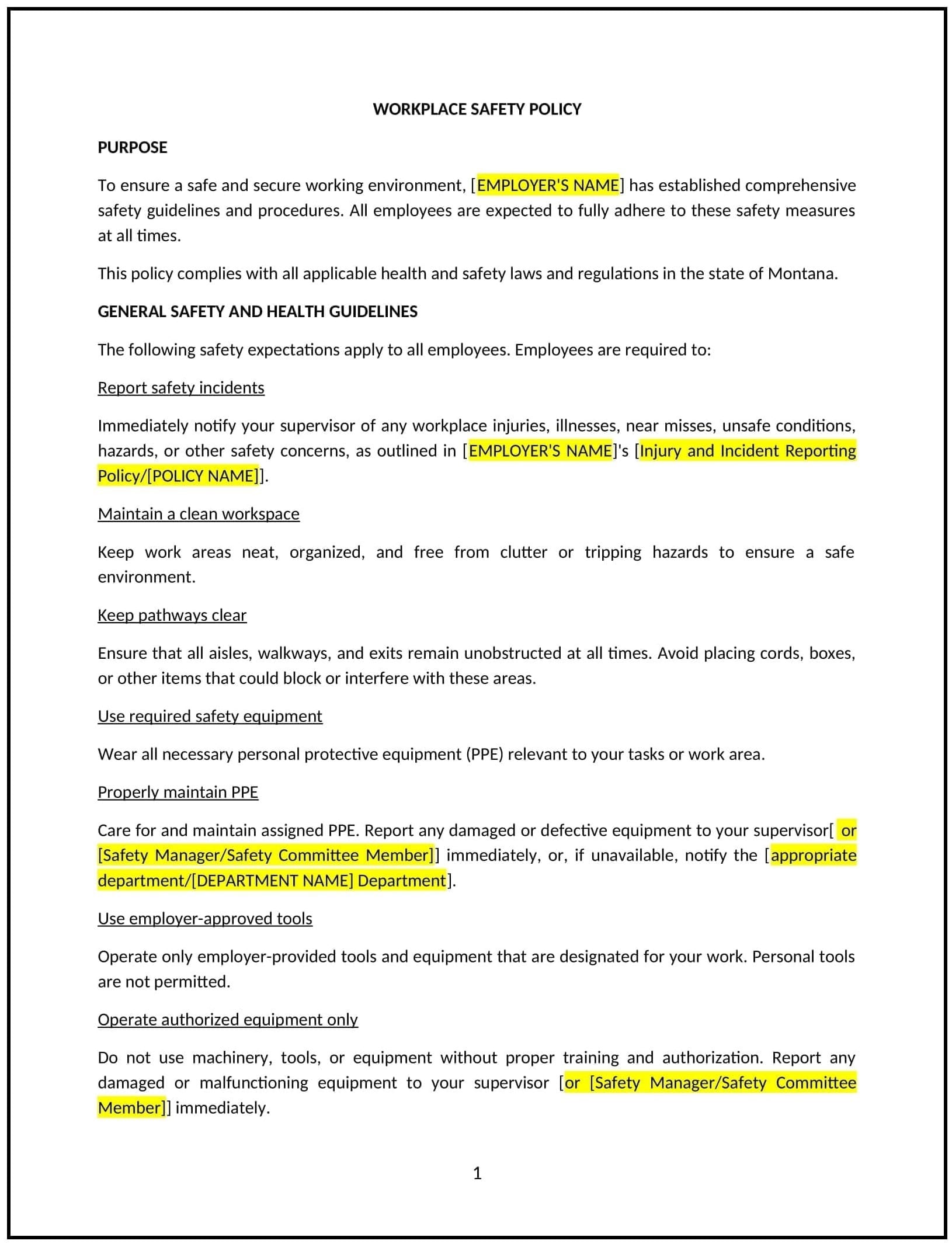Workplace-Safety-Policy--Montana--1-1-1