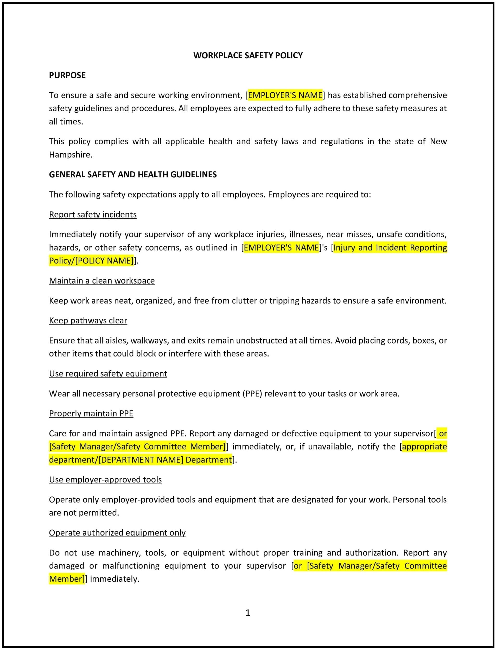 Workplace-Safety-Policy--New-Hampshire--1-1