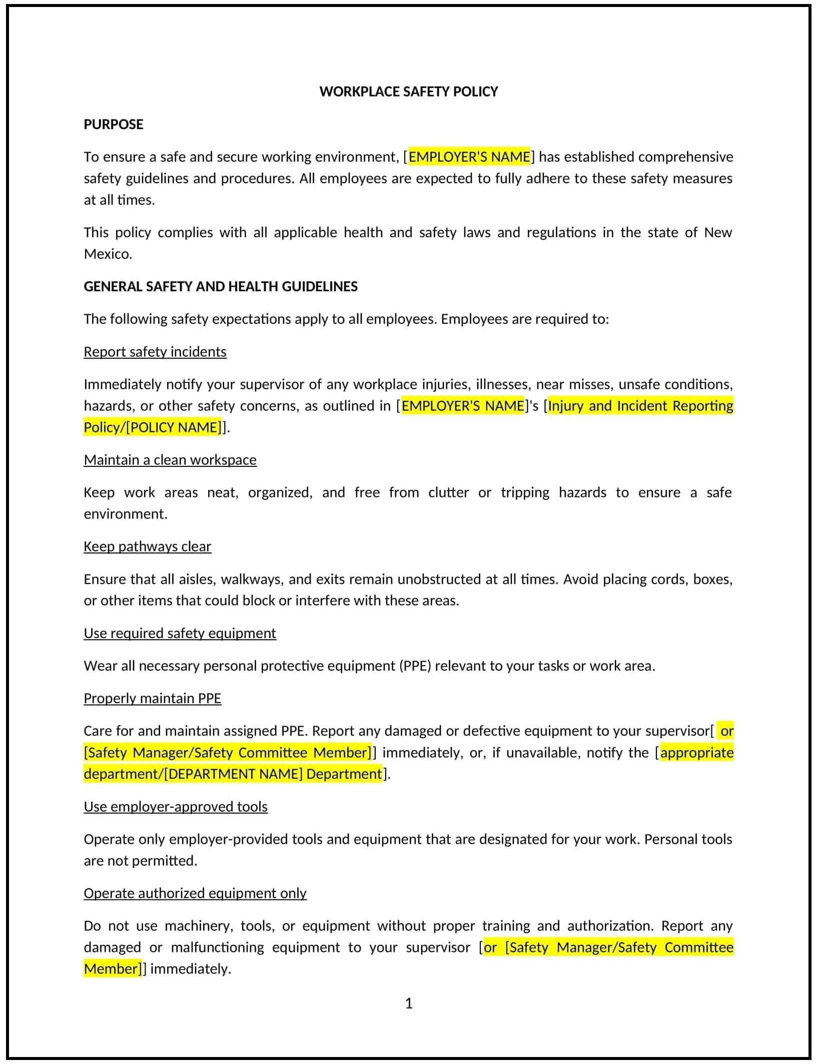 Workplace-Safety-Policy--New-Mexico--1-1-1