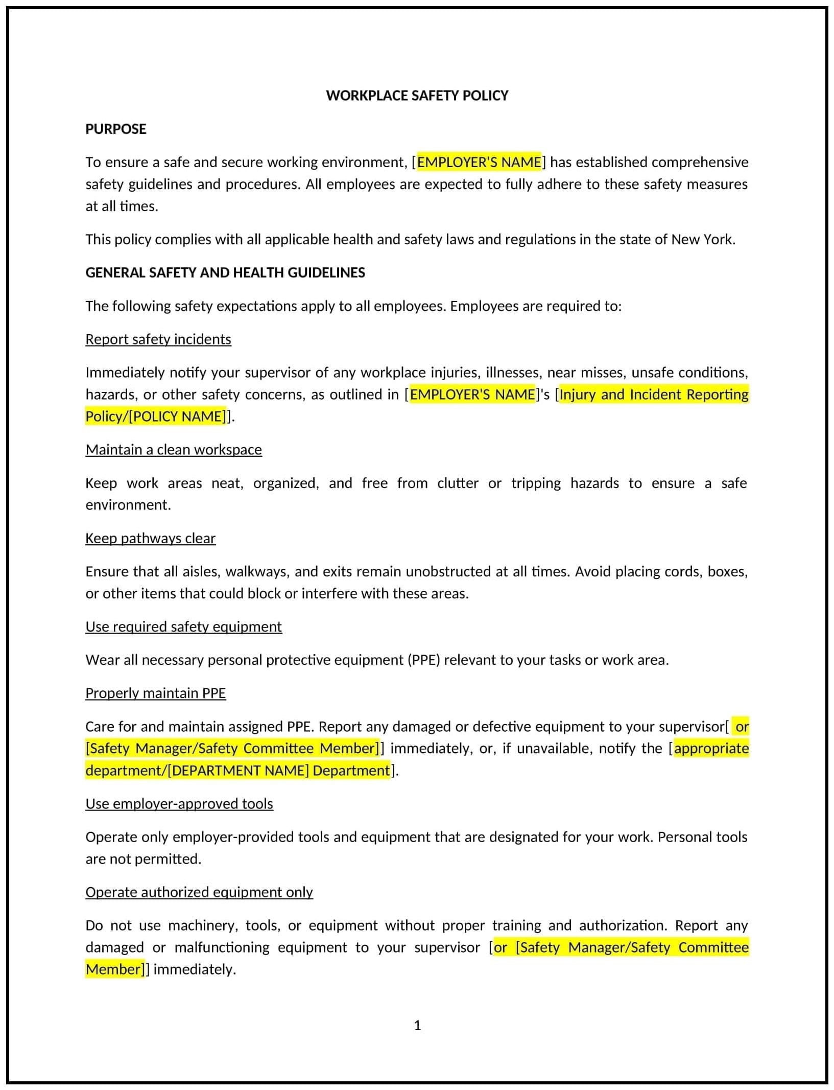 Workplace-Safety-Policy--New-York--1-1-1