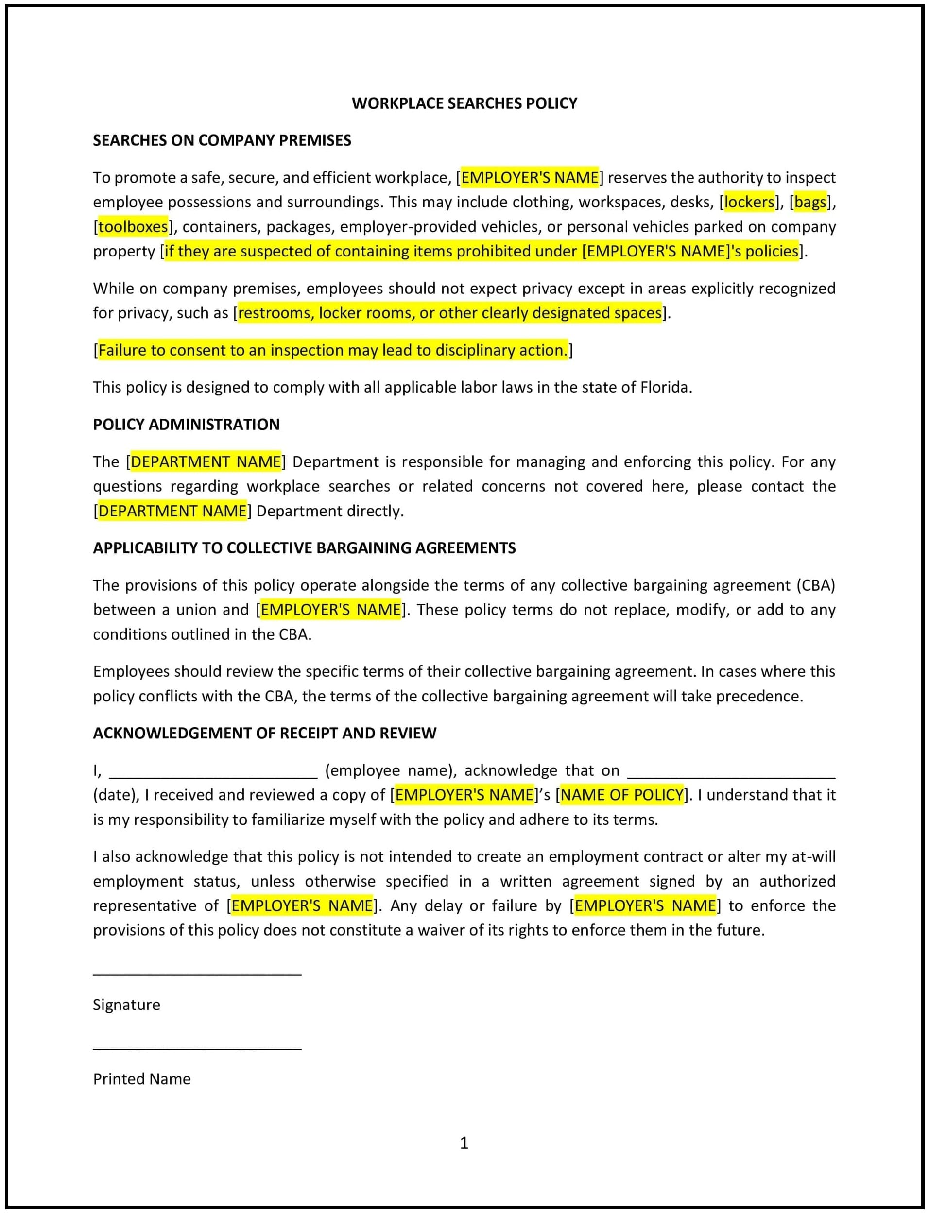 Workplace-Searches-Policy--Florida--1-1