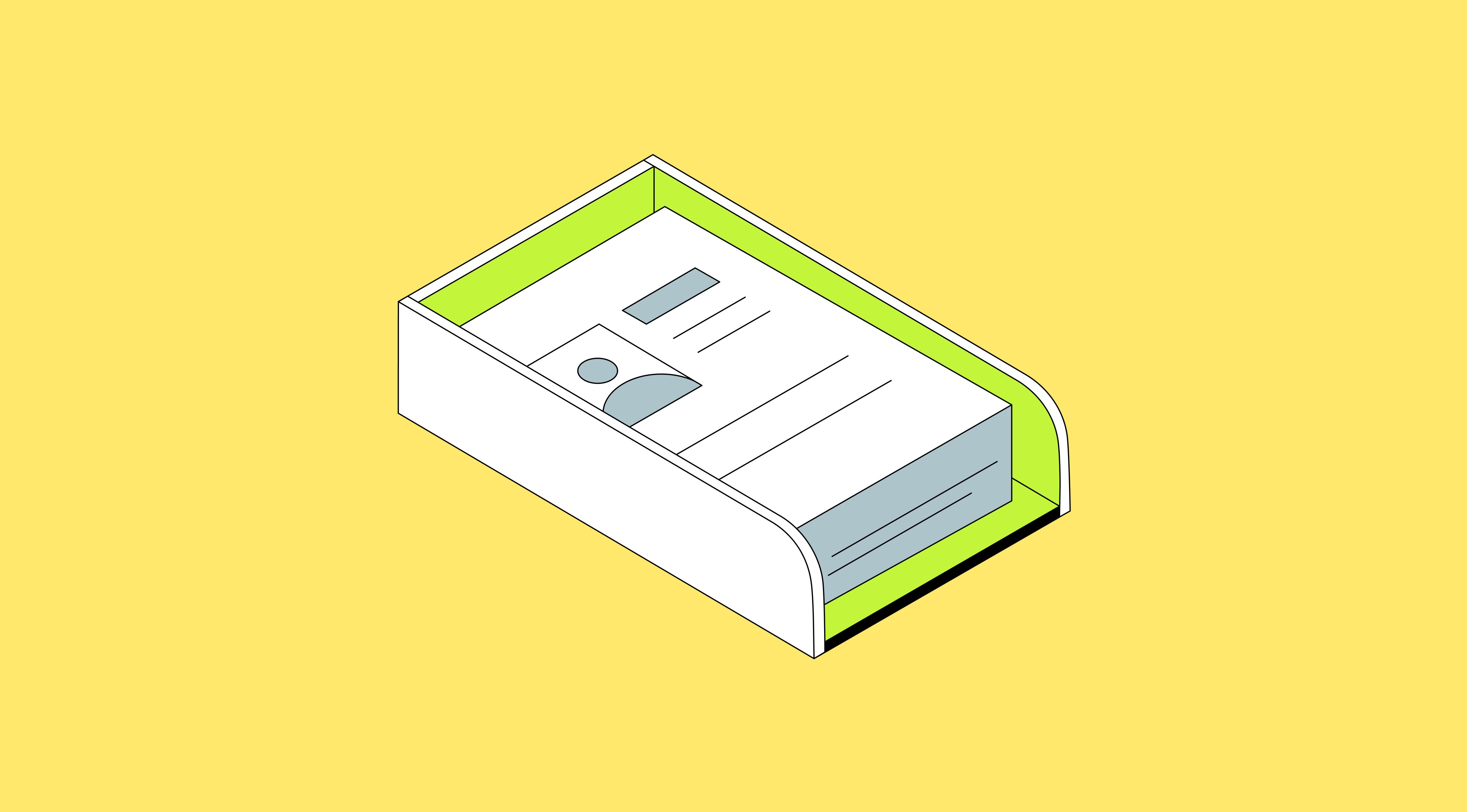 A paper tray of contracts