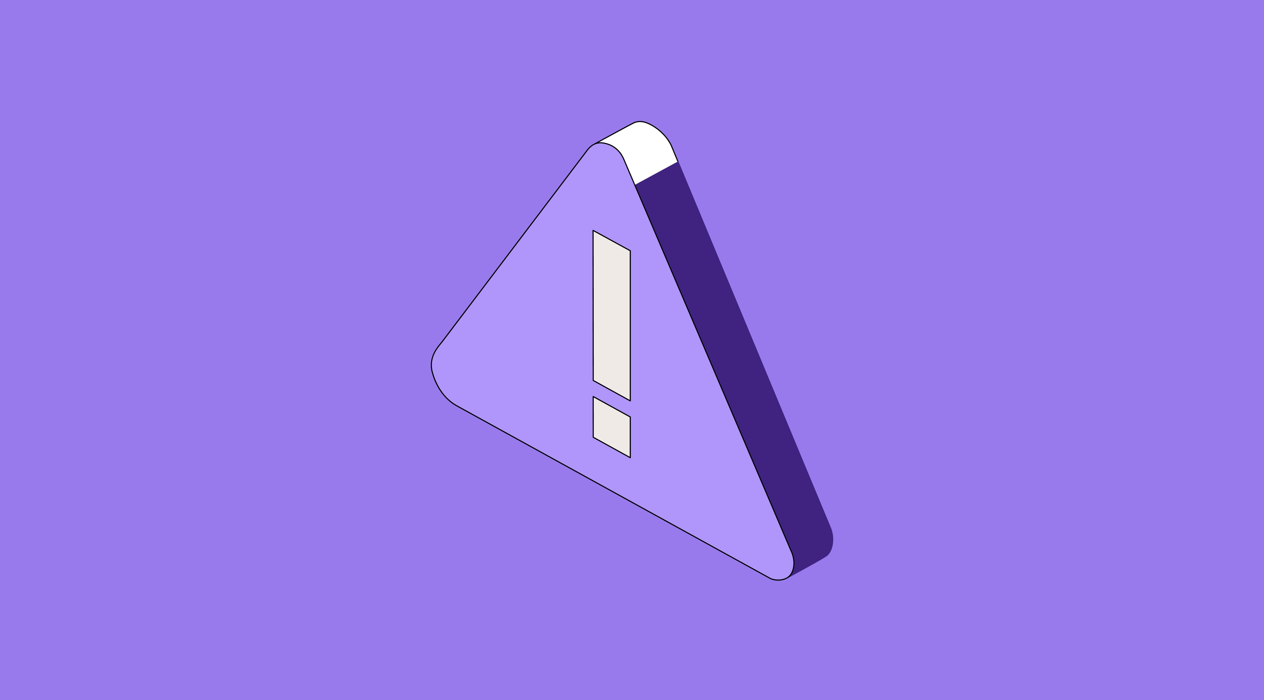 An image of an exclamation mark and risk